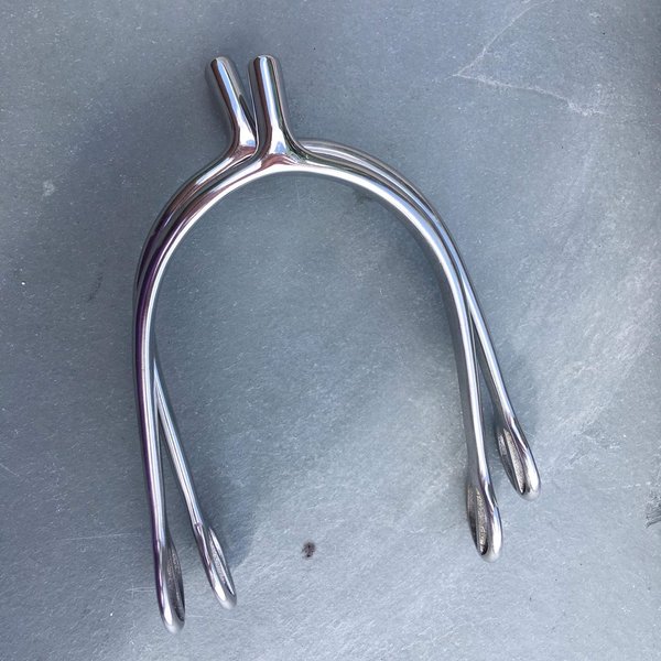 Blunt End Stainless Steel Spurs