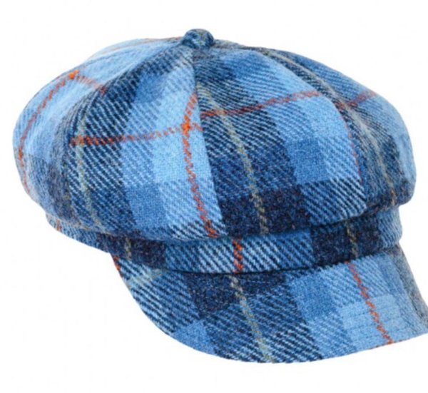 Harris Tweed Baker Boy Hat